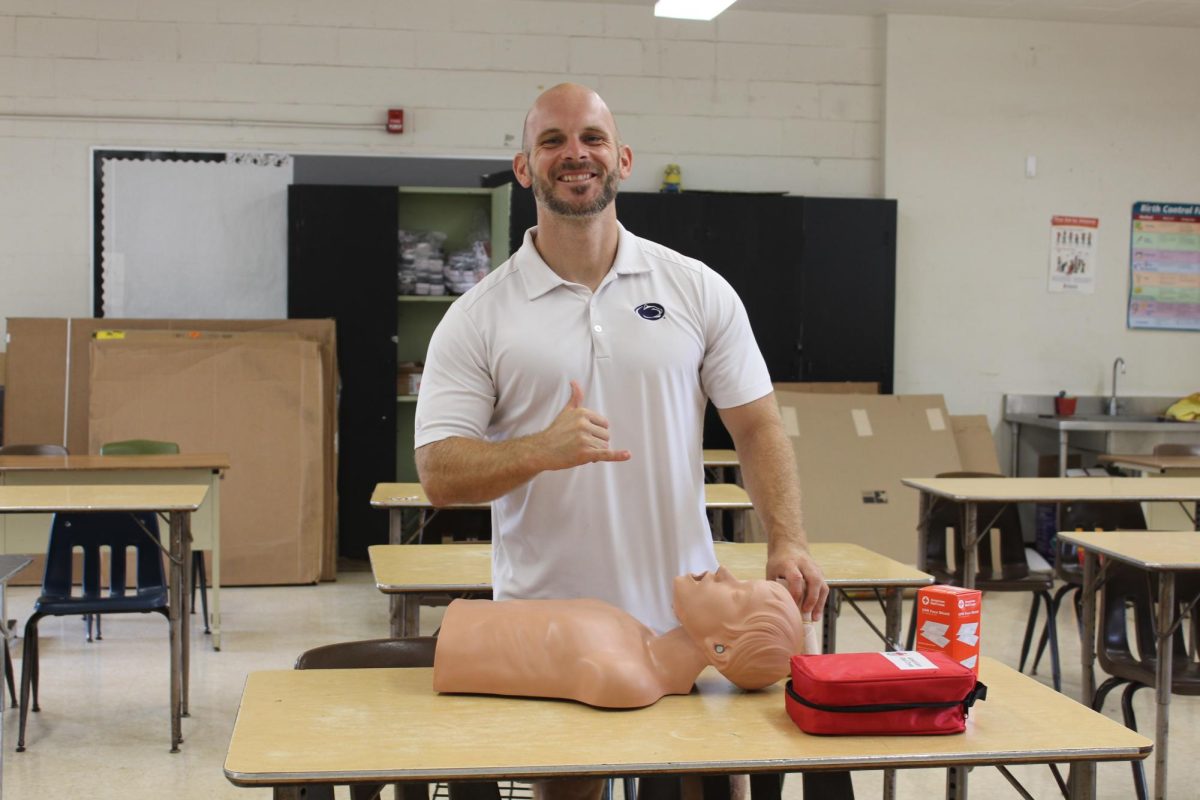 Strine, a dedicated health teacher, combines his passion for working with kids and education to make health topics engaging and relevant. From staying updated with CPR certification to using real-life examples in the classroom, Strine’s commitment to student well-being shines through in his personalized teaching approach.