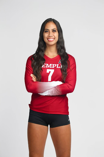 Salanoa representing Temple University in Pennsylvania. (Photo Courtesy of Xeryah Salanoa)